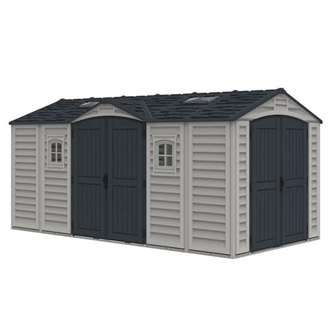 Duramax Building Products 15 Ft X 8 Ft Apex Pro Gable Vinyl Storage Shed In The Vinyl And Resin