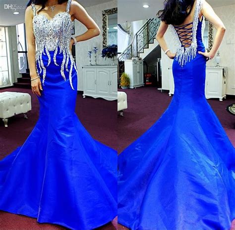 New Arrival 2014 Evening Dresses Sweetheart Straps Sexy Backless Mermaid Court Train Luxury