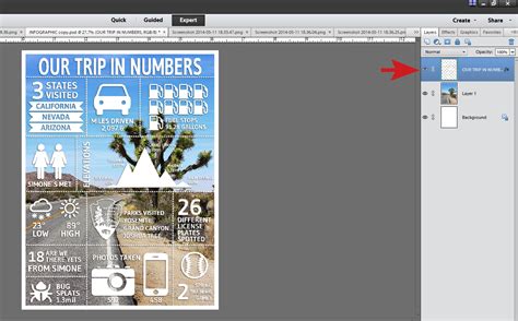 The Picinic Basket How To Make A Infographic Using Photoshop Elements