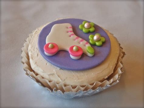Roller Skate Edible Fondant Cupcake Topper Decoration Can Be