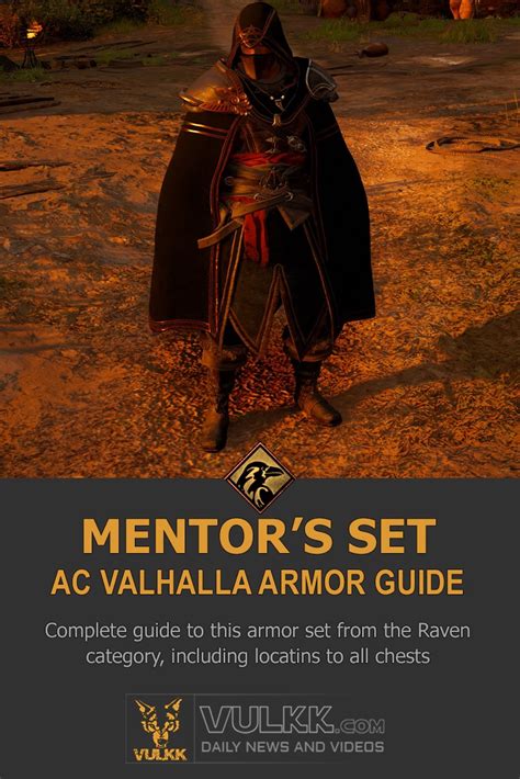 Ac Valhalla Mentors Armor Set Locations Guide