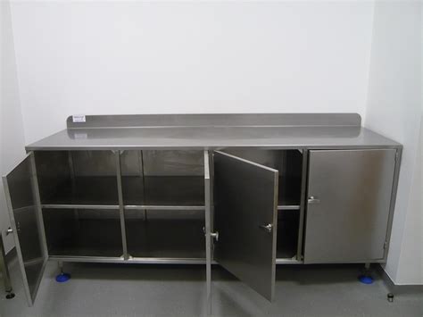 Stainless steel kitchen utility storage cabinets. Custom Medical Storage, Shelving and Racking | Neocare