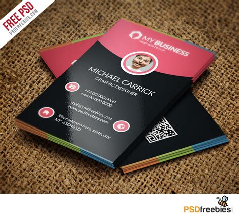 Freebie Modern Corporate Business Card Free Psd Vol 2 On Behance