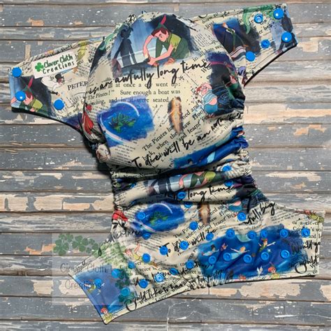Peter Pan Storybook Cloth Diaper Made To Order Clover Cloth Creations