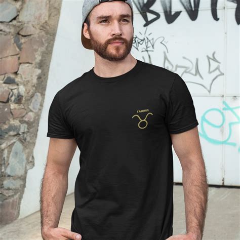 Taurus Zodiac T Shirt For Men Taurus Sign Clothing For Etsy