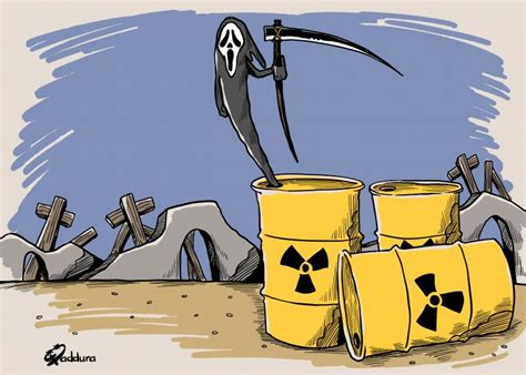 No To Nuclear Cartoon Movement