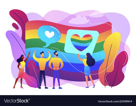 sexuality and gender identity concept royalty free vector