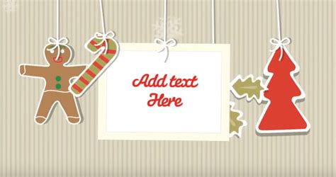 Change up the copy and font. Make an animated Christmas card in minutes!