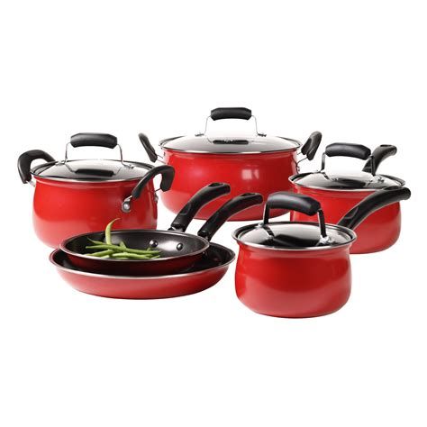 Basic Essentials Carbon Steel 10 Piece Cookware Set And Reviews Wayfair