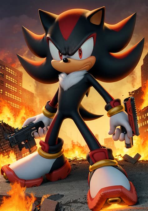 Shadow The Hedgehog Sonic Series V1 Stable Diffusion Lora Civitai