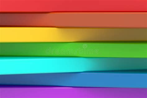 Fondo Abstracto De Las Tiras De Colores Del Arco Iris Representación