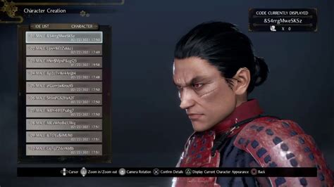 Nioh 2 Kazuya Character Creation Youtube