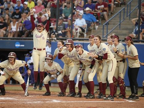 Florida State Softball Wins First Womens College World Series In Two