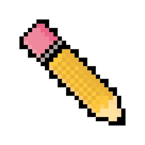 Pencil Pixel Icon Vector Art At Vecteezy