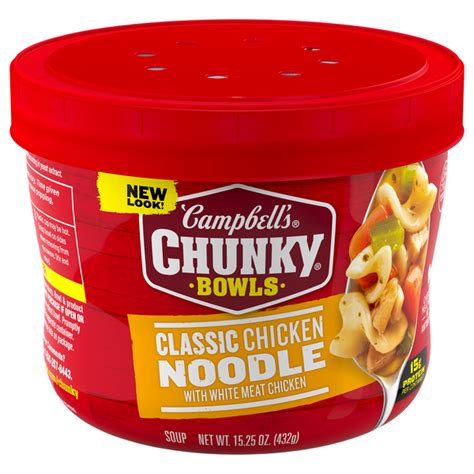 Save On Campbells Chunky Microwavable Classic Chicken Noodle Soup