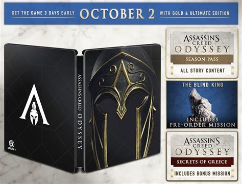Assassins Creed Odyssey Gold Edition 2018 Promotional Art Mobygames