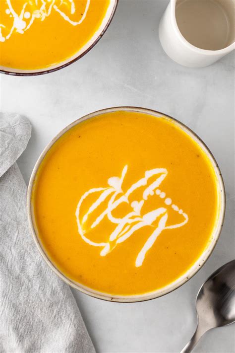 Carrot Ginger Soup Easy 6 Ingredient Carrot Soup Recipe