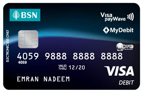 And it is visa electron branded, which makes you the proud owner of a meaningful plastic. BSN Yong Peng - OneStopList