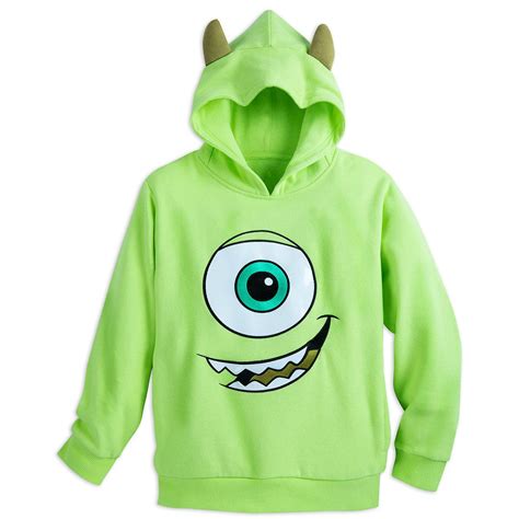 Maybe you would like to learn more about one of these? Mike Wazowski Costume Fleece Pullover Hoodie for Boys (With images) | Hoodies, Womens disney ...