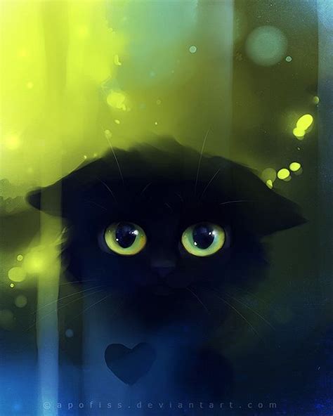 I Smile ~ Rhiards Donskis Aka Apofiss Black Cat Art Cat Art Cat