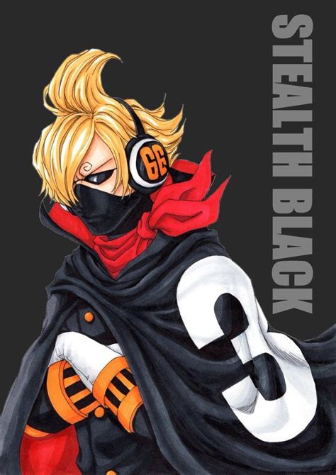 Stealth Black All Credits To Nekotatetsuo Sanji One Piece One Piece