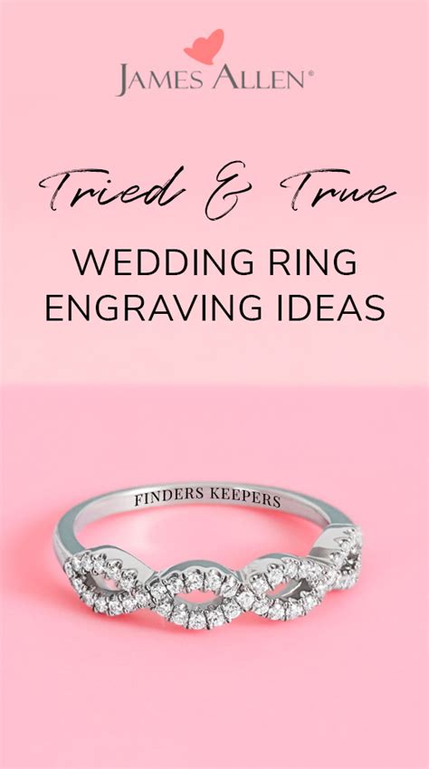 Seven witty wedding ring engraving ideas. Wedding Ring Engraving Ideas