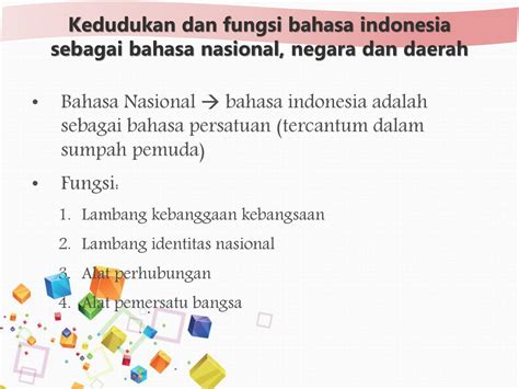 Peranan Dan Fungsi Bahasa Indonesia Ppt Download