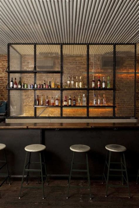 Bar Area Restaurant Design Industrial House Cafe Design