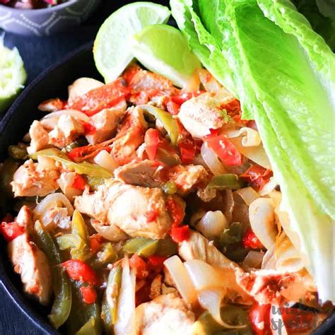 So easy to make, and so quick. Healthy Crock Pot Slow Cooker Chicken Fajitas Recipe ...