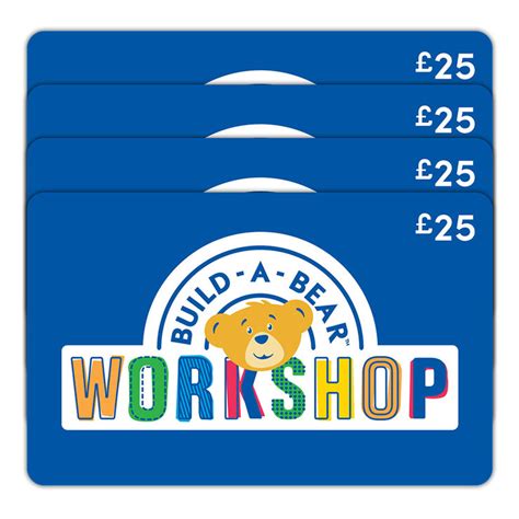 Fri, jul 23, 2021, 4:00pm edt £100 BUILD-A-BEAR Gift E-Card Multipack (4 x £25) | Costco UK