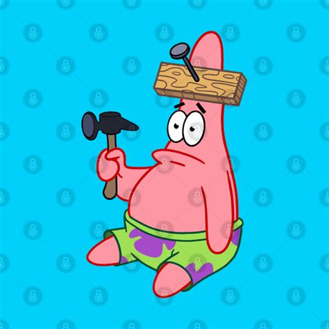 Spongebob Patrick Star Stupid Meme Spongebob Mask Teepublic