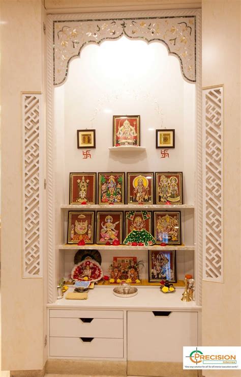 Latest Pooja Room Interior Design Modern Wooden Pooja Unit Temple