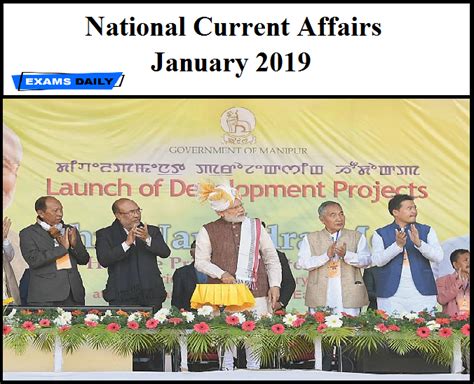 National Current Affairs January 2019