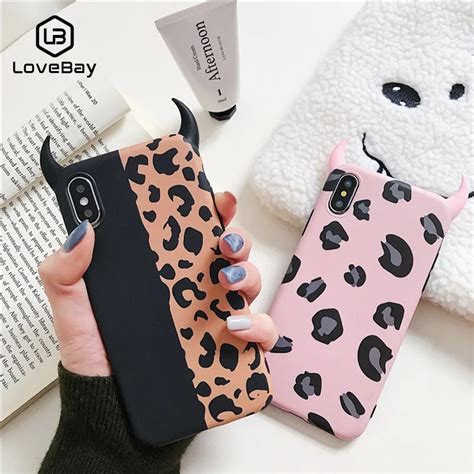 Lovebay Devil Horn Case For Iphone 6 6s 7 8 Plus X Xr Xs Max Fashion