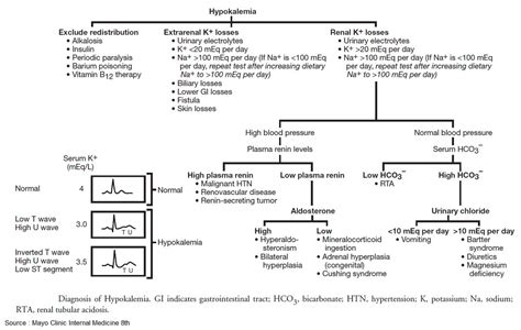 Diagnosis Of Hypokalemia Differential Algorithm Categorized Grepmed