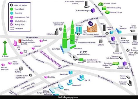 Cool Map Of Kuala Lumpur Tourist Kuala Lumpur Map Tourist Tourist Map