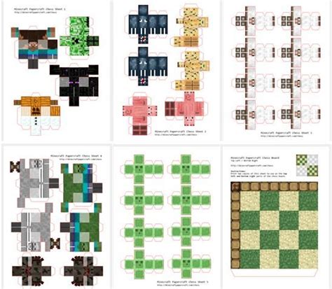 Minecraft Printable Paper Characters 3 D Minecraft Printables