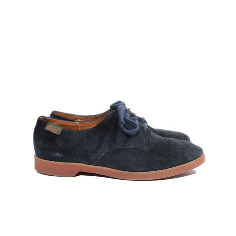 Blue Suede Shoes Womens Oxford Shoes By Bass Size 8 12 M