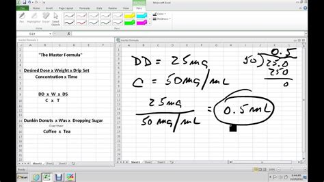 Paramedic Med Calculations Video 1 Kgf Youtube