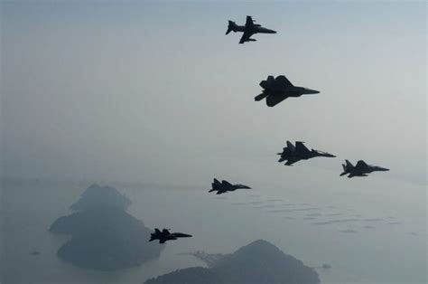 Stunning Photo Shows Five Types Of Fighter Jets Flying In Formation