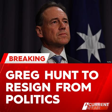 Breaking Health Minister Greg Hunt Is A Current Affair