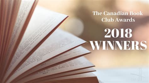 The 2018 Canadian Book Club Award Winners The Self Publishing Agency