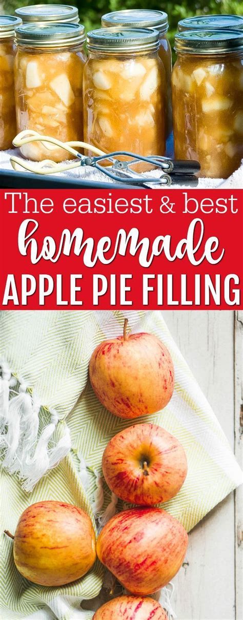Apple Pie Filling Recipe For Canning Freezer Or Using Now This Homemade Easy Apple Pie F