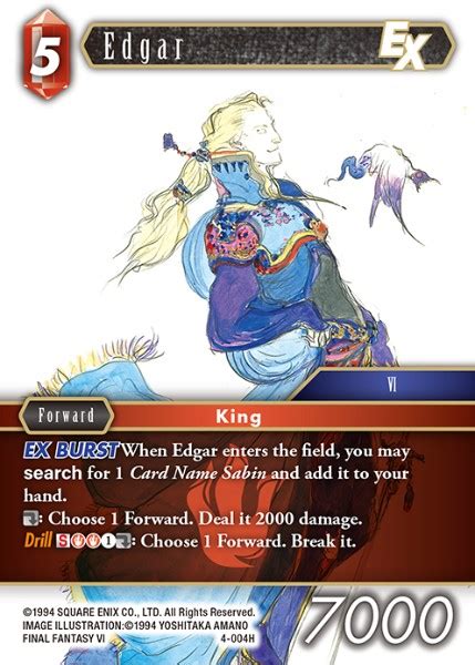 Opus Xii Card Of The Week Selhteus Ff Trading Card Game