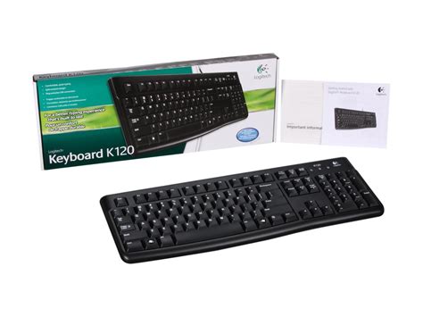 Logitech K120 Wired Keyboard For Windows Plug And Play Full Size