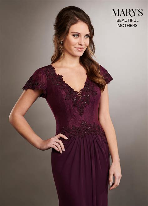 Mother Of The Bride Dresses Style Mb8062 In Eggplant Color