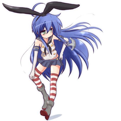 Shimakaze And Izumi Konata Kantai Collection And More Drawn By