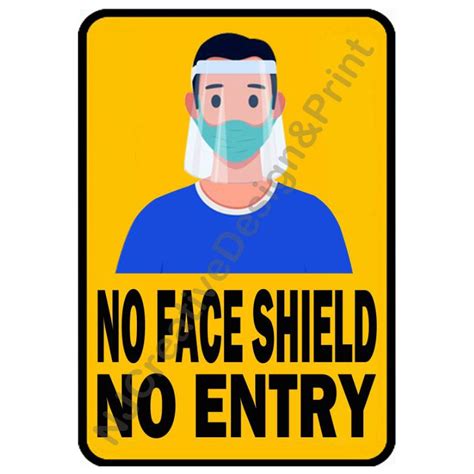 No Face Shield No Entry Shopee Philippines