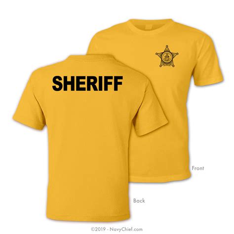Cpo Sheriff T Shirt Gold
