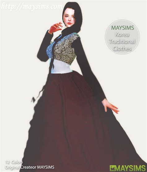 Hanbok Korean Traditional Dresses At May Sims Sims 4 Updates